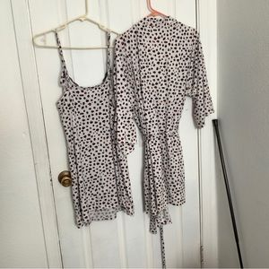 This is a sexy  nightgown and housecoat by nine W.